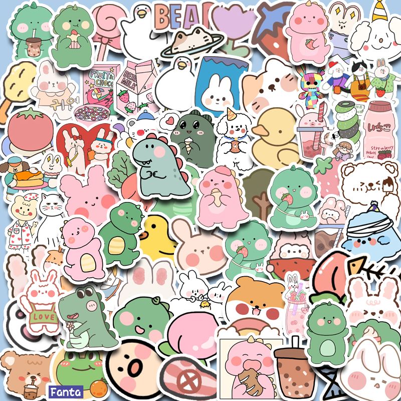 น่ารัก Hami Melon Bear สติกเกอร์ 90 ชิ้น Diy คอมพิวเตอร์ Washi Scrapbooking สติกเกอร์สติกเกอร์กันน้ํานักเรียนเครื่องเขียน Arts