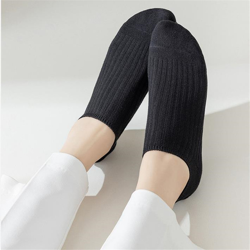 ถุงเท้าล่องหนสไตล์มินิมอลญี่ปุ่น – ซับตัดต่ําระบายอากาศสําหรับผู้หญิงสําหรับรองเท้าผ้าใบและโลฟเฟอร์ - รูปที่ 3