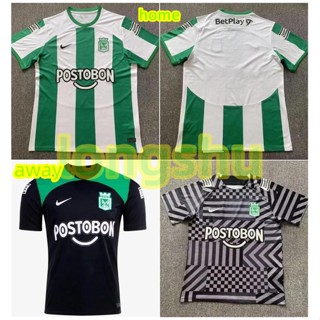 เสื้อกีฬาแขนสั้น ลายทีมชาติฟุตบอลชั้นนํา atletico nacional 2023 2024 ชุดเหย้า ไซซ์ S-XXL