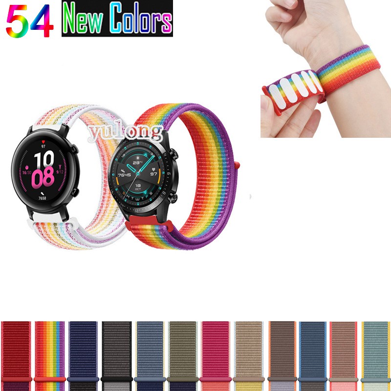 สายนาฬิกาข้อมือไนล่อน สําหรับ Huawei Watch GT2 Pro GT3 GT 2 3 2e 42 มม. 43 มม. 46 มม.