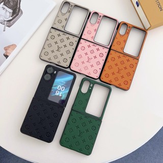 เคสโทรศัพท์มือถือ แบบบางพิเศษ ลายนูน สามมิติ สําหรับ OPPO FIND N2 FLIP