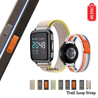 สายนาฬิกาข้อมือไนล่อน ขนาด 20 มม. สําหรับ Haylou LS02 RS4 Plus Amazfit GTS 2 3 4 mini