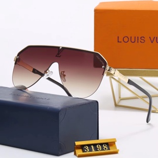 LV แว่นตากันแดดแฟชั่น หรูหรา สําหรับผู้ชาย และผู้หญิง 3198 2023