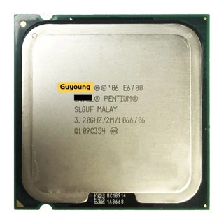 Pentium E6700 3.2 GHz โปรเซสเซอร์ CPU แกนคู่ 2M 65W LGA 775