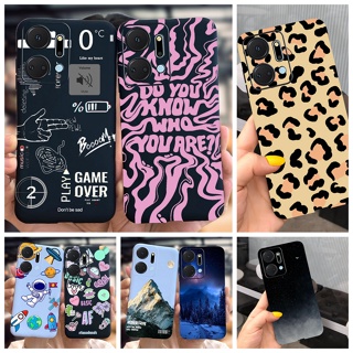 เคสโทรศัพท์มือถือ ซิลิโคน กันกระแทก ลายเพ้นท์สี แฟชั่น สําหรับ Honor X9a 5G X7a X8a 4G 2023 RKY-LX2 CRT-LX1