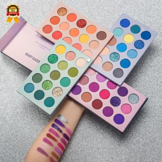 Paleta From Shadows Beauty Glazed Com 60 Cores / 4 Camadas Peroladas / Matte / Wet powder | Beauty GLAZED พาเลทอายแชโดว์ เนื้อแมตต์ 4 ชั้น 60 สี ZHE