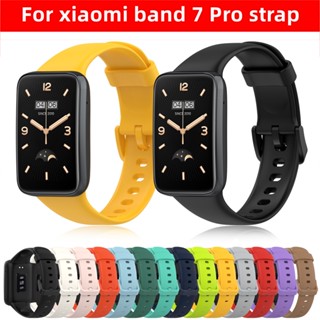 สายนาฬิกาข้อมือ TPU สําหรับ Xiaomi Mi Band 7 Pro Smart Watch Band Bracelet Watchband For Mi Band 7 Pro