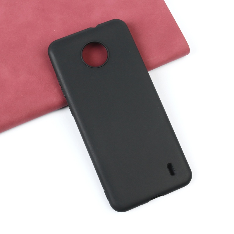 เคสโทรศัพท์ TPU แบบนิ่ม สีดําใส ป้องกันเต็มรูปแบบ สําหรับ Nokia C10 C20