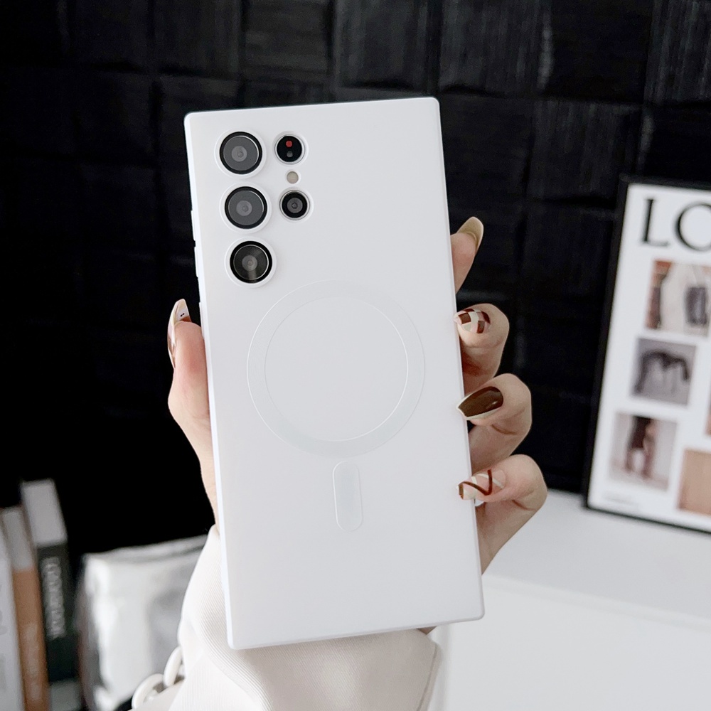 ป้องกันลายนิ้วมือกล้องป้องกันกรณีสําหรับ Samsung Galaxy หมายเหตุ 10 20 S21 S22 S23 S24 S25 S26 Plus Ultra กรณีซิลิโคนกันกระแทก S23 S24 S25 FE S25egde ฝาครอบไร้สายชาร์จสนับสนุน - รูปที่ 5