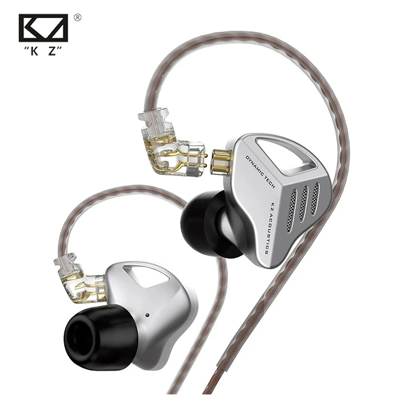 Kz ZVX หูฟังอินเอียร์ ไฮไฟสเตอริโอ เบส ตัดเสียงรบกวน แบบมีสาย โลหะ สําหรับเล่นเกม PK ZEX Pro