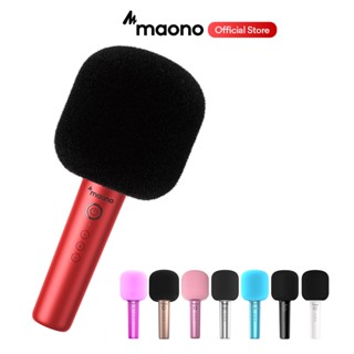 Maono ไมโครโฟนคาราโอเกะ บลูทูธ ไร้สาย แบบพกพา MKP100 3 in 1 พร้อมลําโพง และบันทึกเสียง สําหรับสมาร์ทโฟน คอมพิวเตอร์ ปาร์ตี้ ของขวัญให้ครอบครัว เพื่อน