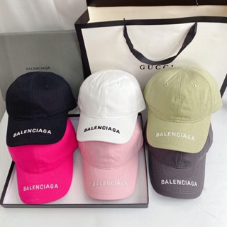 Balenciaga หมวกเบสบอล ป้องกันแสงแดด สไตล์คลาสสิก สําหรับผู้ชาย และผู้หญิง