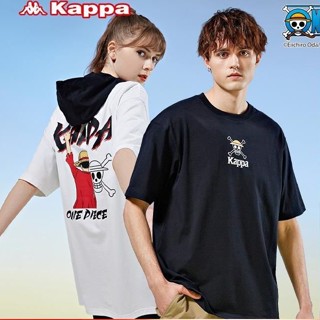 เสื้อยืดแขนสั้น พิมพ์ลาย One Piece Kappa สําหรับผู้ชาย และผู้หญิง