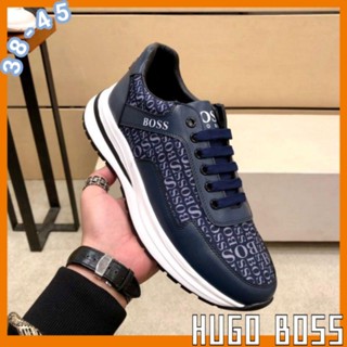 [EUR Size] Hugo_Boss รองเท้าลําลอง ข้อสั้น สําหรับผู้ชาย ไซซ์ 38-45 2023