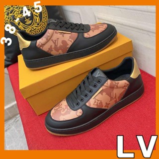 LV [EUR Size] รองเท้าลําลอง ข้อสั้น สําหรับผู้ชาย ไซซ์ 38-45 kasut lelaki 2023