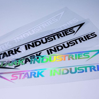 สติกเกอร์ ลายไอรอนแมน Stark lndustries avengers alliance Stark 8.9 สําหรับติดตกแต่งรถจักรยานยนต์ รถยนต์