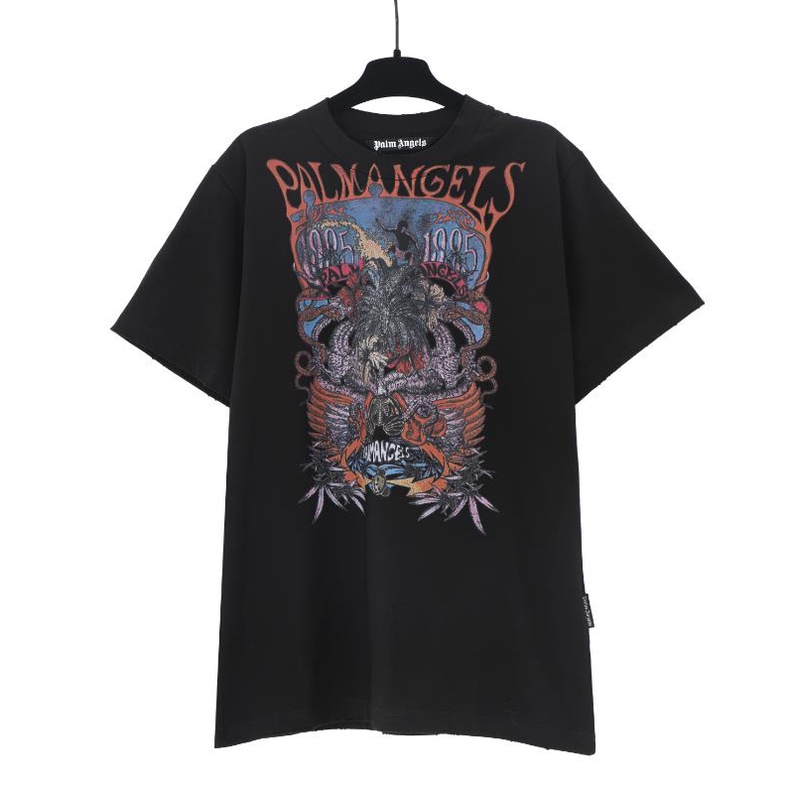 ใหม่ พร้อมส่ง เสื้อยืดแขนสั้นลําลอง ผ้าฝ้ายแท้ พิมพ์ลายนางฟ้า PA S