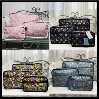 Lesportsac กระเป๋าถือ กระเป๋าเดินทาง สามชิ้น กันน้ํา ขนาดใหญ่ สําหรับผู้หญิง 1437