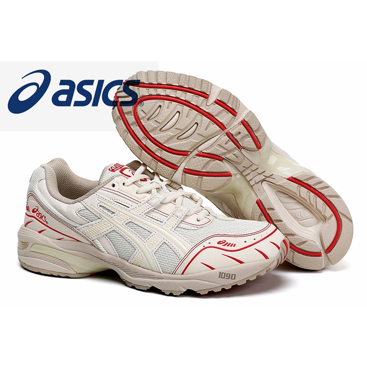 Asics 1090 รองเท้าผ้าใบ ซับแรงกระแทก สีน้ําตาล สีขาว ไซส์ 36-45