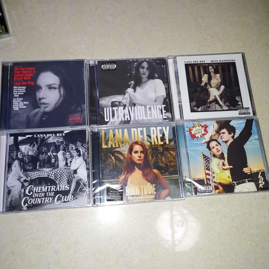 Lana Del Rey 6CD Set Born To Die Ultraviolence Chemtrails Over The Country Club Blue Banisters Album