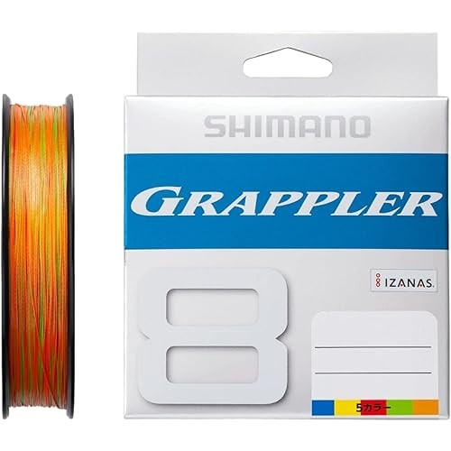 Shimano Grappler 8 Pe 300M Ld-A71U 5 สี X 10M เบอร์ 0.8
