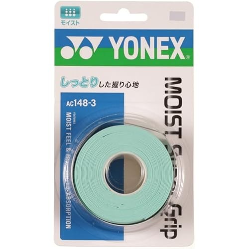Yonex Tennis Moist Super Grip 3-Pack Water Green Ac148-3
