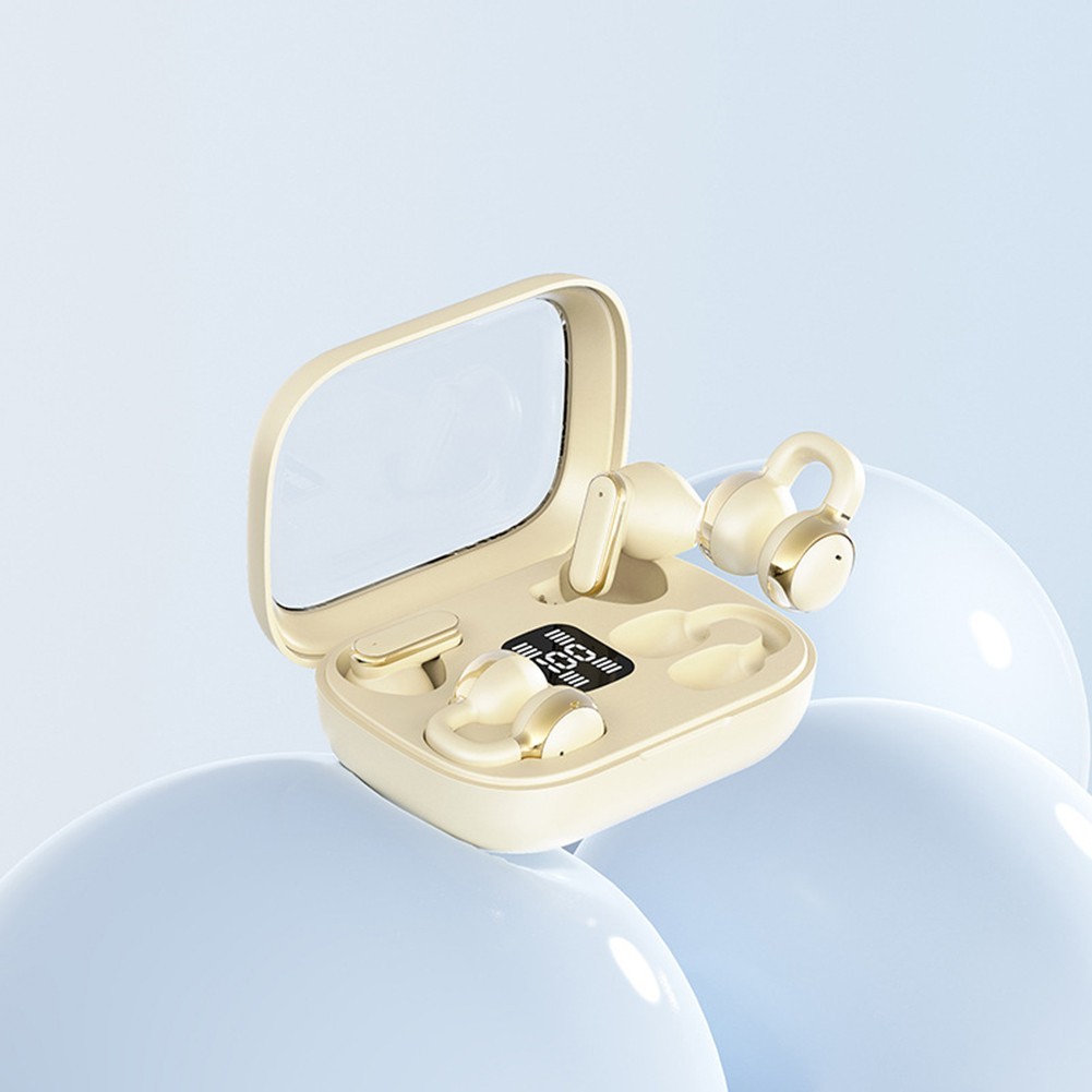 [ใหม่เอี่ยม] หูฟังไร้สาย 2 In 1 Clip In-Ear หูฟังไร้สาย BT หูฟังกันน้ํา