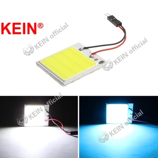 KEIN Car Interior Light T10 Led Festoon C5W C10W T10 W5W BA9S T4W COB Led Interior Lamp Dome Light Car Led Reading Room Light DC12V White Crystal Blue