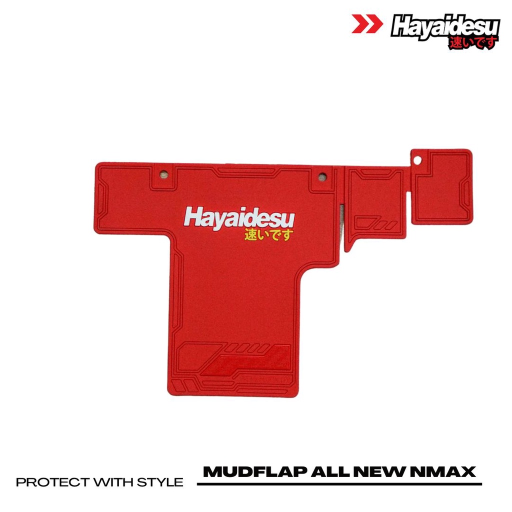 Yamaha ALL NEW NMAX (2020-2023)/NMAX NEO Mud Flap บังโคลนมอเตอร์ไซค์-HAYAIDESU