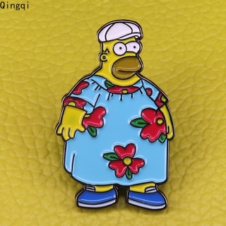 เข็มกลัด รูปการ์ตูน Simpsons Enamel Pin Homer ตลก เครื่องประดับ สําหรับเด็ก