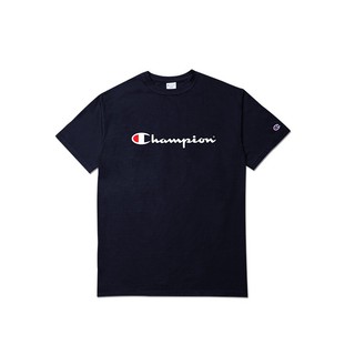 Champion เสื้อยืดคอกลม รุ่น T-SHIRT สีน้ำเงิน - (ร้าน SEEK)