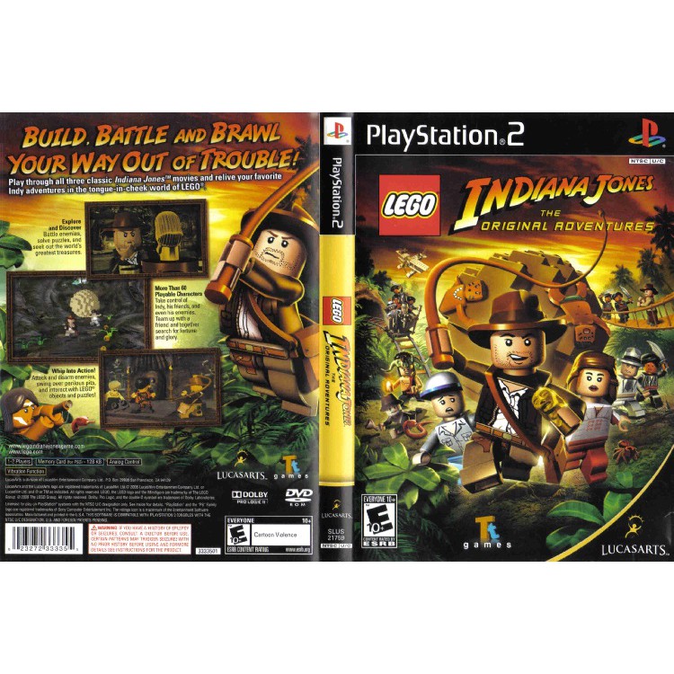 LEGO INDIANA JONES [PS2 US : DVD5 1 Disc]