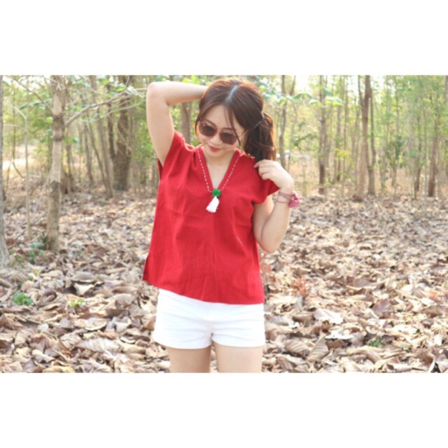 ค่าส่งถูก พร้อมส่ง ไซด์ S ถึง XL ชุดผ้าฝ้าย | ชุดพื้นเมือง
