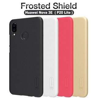 Nillkin เคส Huawei Nova 3e P20 Lite แท้💯% Nillkin Super Frosted Shield ฟรี..ฟิล์มกันรอยแบบใส