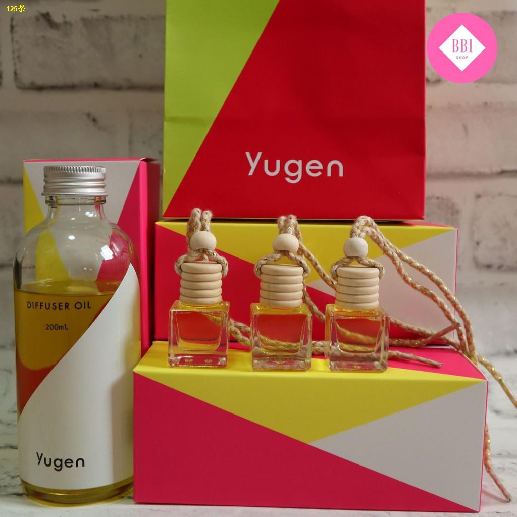 ¤✻น้ำหอมแขวนในรถยนต์และตู้เสื้อผ้า น้ำหอมแบ่งขาย Yugen แท้ 100%(เชือกและขวดคละแบบ)​