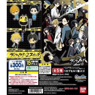 Durarara !! × 2 Swing Gashapon Bandai พวงกุญแจการ์ตูน สงครามแดนสนธยา งานลิขสิทธิ์แท้ Bandai นำเข้าจากญี่ปุ่น