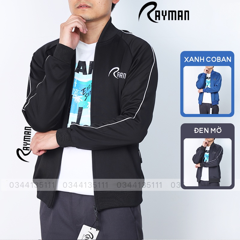 RAYMAN เสื้อแจ็คเก็ตยางยืดสําหรับผู้ชาย VNXK เสื้อกีฬาผ้าฝ้ายยืดหนา - AK070