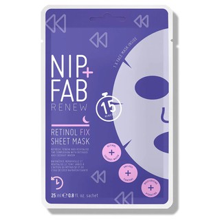 พร้อมส่ง ของแท้ NIP+FAB Retinol Fix/Vitamin C Fix Sheet Mask 25ml