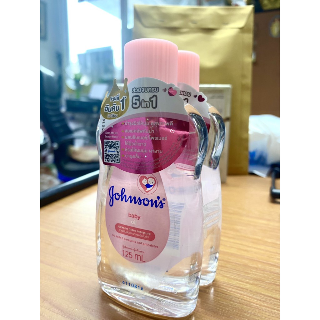 NS  (ชื้อ 1 แถม1) Johnsons จอห์นสัน เบบี้ออยล์  ผิวนุ่ม ….ชุ่มชื่น 125 มล. ราคา ถูกที่สุด ดีลบีเคเค แกลเลอรีภาพที่ 7
