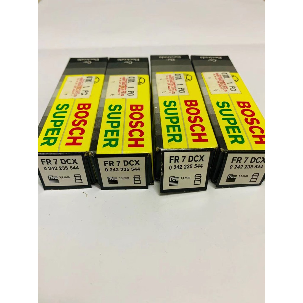 FR7DCX (0242235544) BOSCH UNIVERSAL SPARK PLUG (MADE IN GERMANY) Cross Reference NGK BKR6E-11