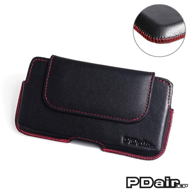 ซองหนังแท้ PDair Luxury Leather Holster Pouch แบบเหน็บเอว (ตะเข็บแดง)