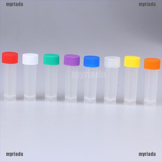 MRDU10 ชิ้น 5 มิลลิลิตรหลอดทดลองพลาสติก Vial พร้อมสกรูซีลแพ็ค