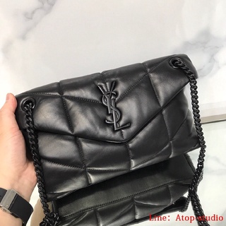 พรี​ Ysl saint laurent ​Loulou puffer กระเป๋าสะพายข้าง กระเป๋าโซ่กระเป๋าสะพาย29cm