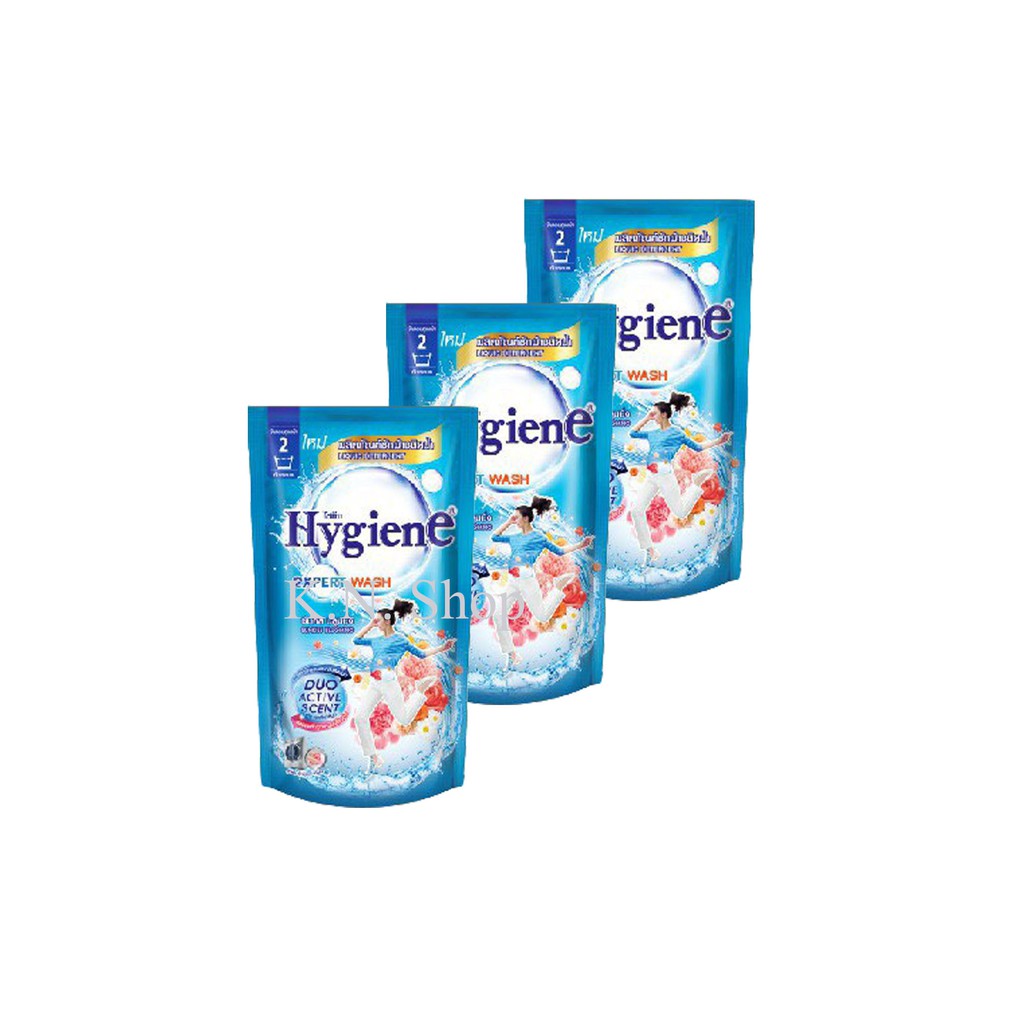 Hygeine น้ำยาปรับผ้านุ่มไฮยีนเอ็กเพิร์ท  ซันคิส บลูมมิ่ง   ขนาด 500 มล ( แพ็ค 3 ถุง)