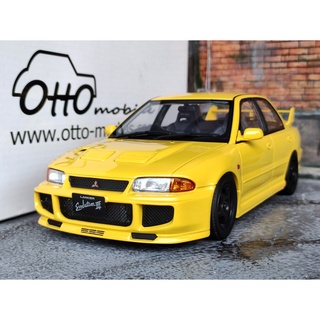 โมเดลรถEvolution3 1:18 โมเดลรถอีโว โมเดลรถ ottomobile OT382 UV6 Mitsubishi Evolution III 1/18 โมเดลรถของขวัญ