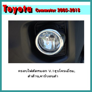 ครอบไฟตัดหมอก COMMUTER 2014-2018 V.1 ดำด้าน
