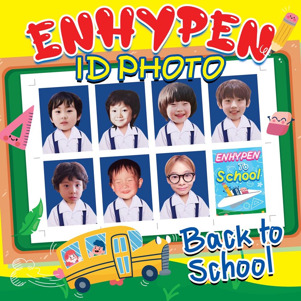 id photo Back to school Enhypen ครบเมมเบอร์