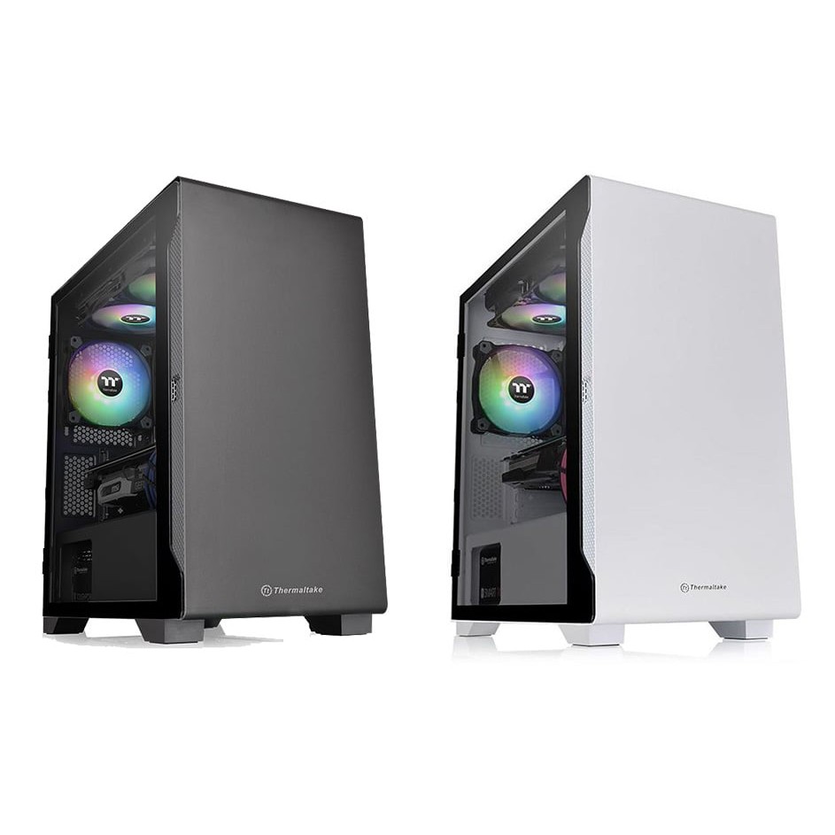 THERMALTAKE CASE S100 TG (BLACK /WHITE)