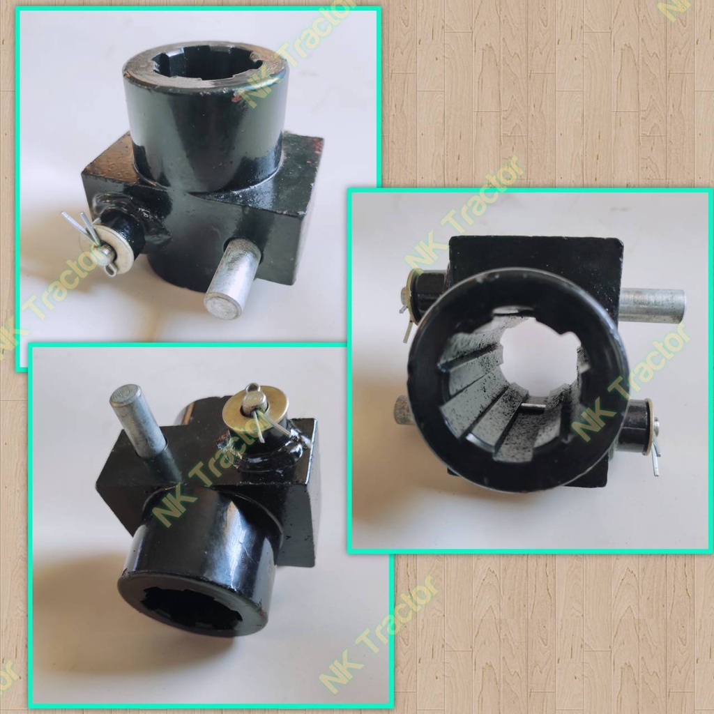 ปลอกตัดต่อยอย PTO 6ฟัน +สลักล็อค ยันม่าร์ ฟอร์ด นิวฮอลแลนด์ อิเซกิ จอร์นเดียร์ KBT Yanmar Ford New Holland
