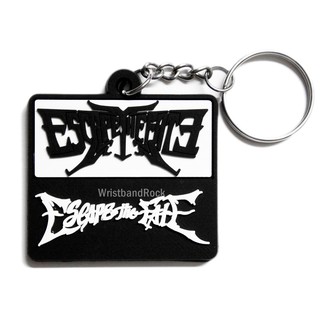 Escape The Fate พวงกุญแจ ยาง พรีเมี่ยม  ร็อค พังค์ เมทัล พร้อมส่ง ETF305